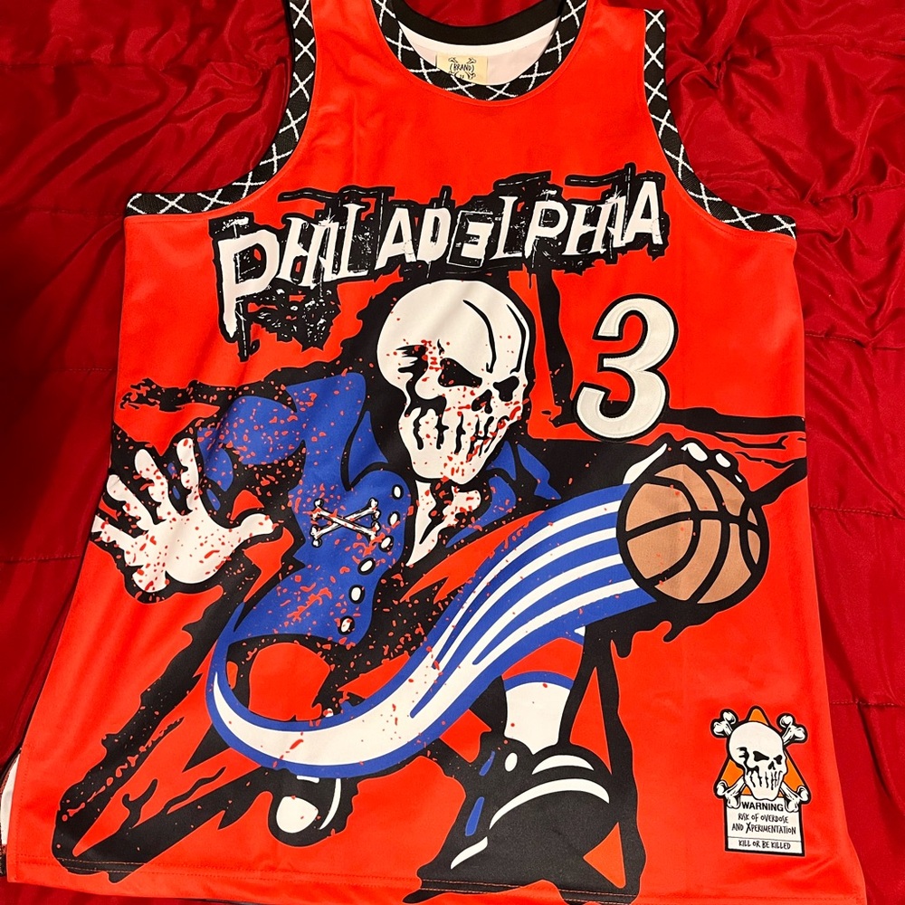 Brand X AI Philadelphia Graphic Basketball Jersey